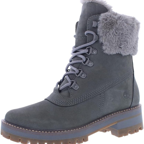 Timberland Courmayeur Valley 6" Faux Fur Waterproof size 9 - Picture 1 of 9